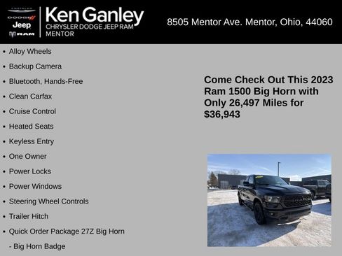 Used 2023 RAM 1500 Big Horn image 5