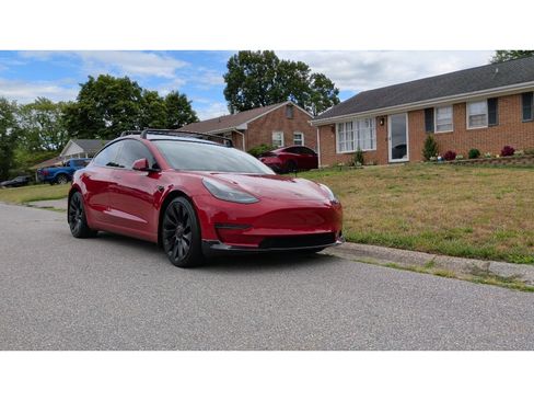 Used 2021 Tesla Model 3 Performance AWD/4WD image 2