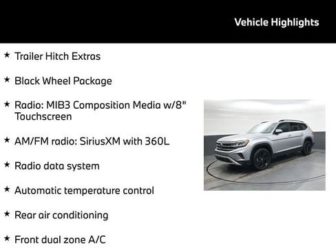 Used 2022 Volkswagen Atlas SE w/ Black Wheel Package image 5