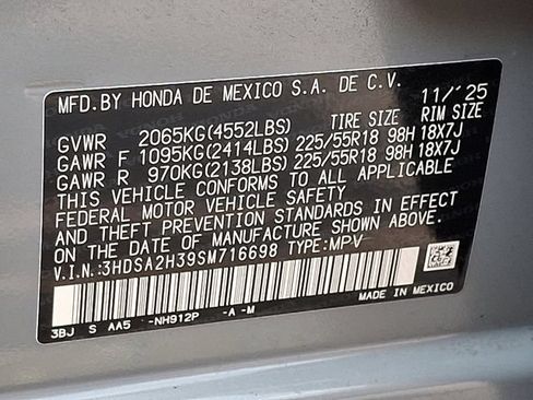 Certified 2025 Acura ADX AWD image 27