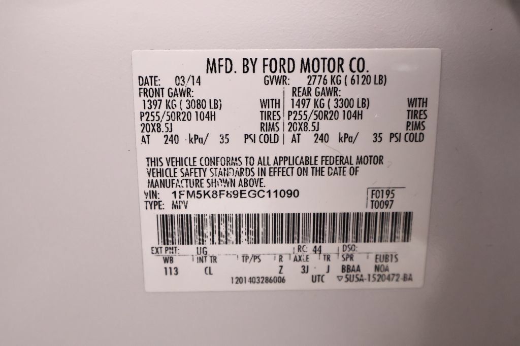 Used 2014 Ford Explorer Limited w/ Equipment Group 301A AWD/4WD image 51