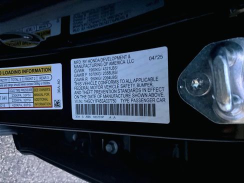 Used 2025 Honda Accord SE image 35