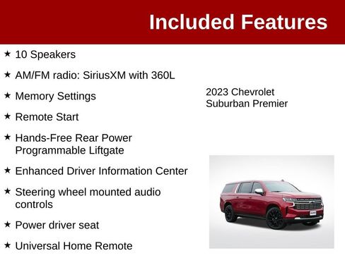 Used 2023 Chevrolet Suburban Premier AWD/4WD image 4