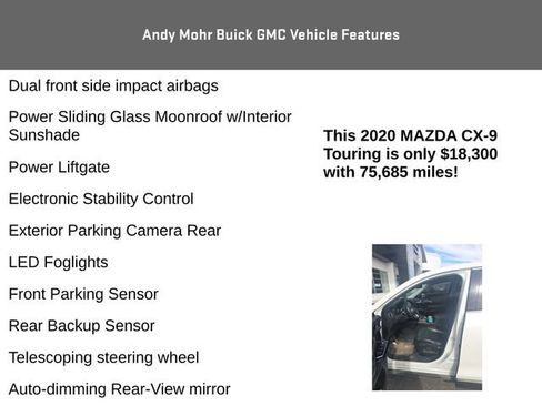 Used 2020 MAZDA CX-9 Touring w/ Touring Premium Package image 12