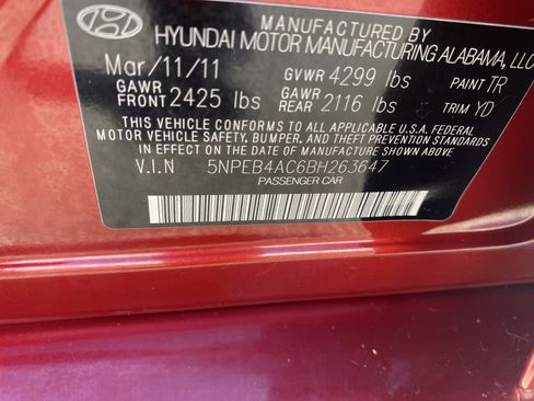 Used 2011 Hyundai Sonata GLS w/ Popular Equipment Pkg 2 image 27