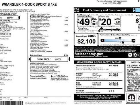 Used 2024 Jeep Wrangler Unlimited w/ Convenience Group image 8