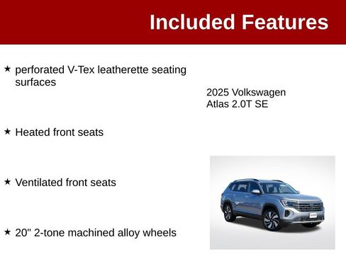 Used 2025 Volkswagen Atlas SE AWD/4WD image 4