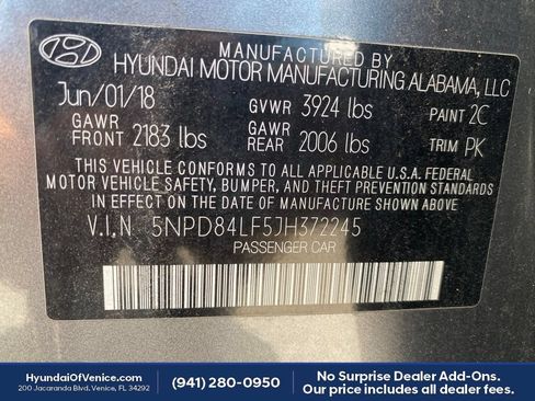 Used 2018 Hyundai Elantra Value Edition FWD image 22