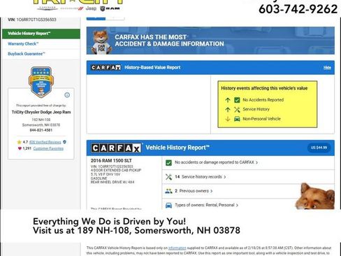 Used 2016 RAM 1500 Big Horn image 12