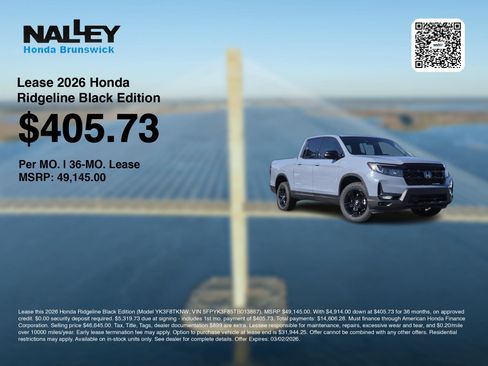 New 2026 Honda Ridgeline Black Edition image 3