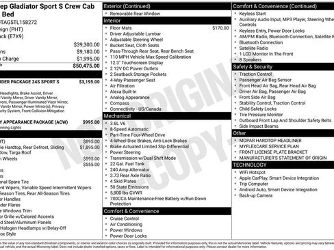 New 2026 Jeep Gladiator Sport image 27