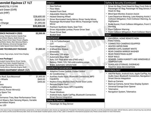 Used 2025 Chevrolet Equinox LT w/ Convenience Package II FWD image 3