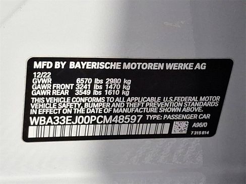 Used 2023 BMW 760i xDrive 760i xDrive image 30