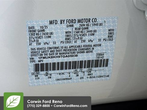 New 2026 Ford Explorer ST-Line w/ ST-Line Street Pack AWD/4WD image 37