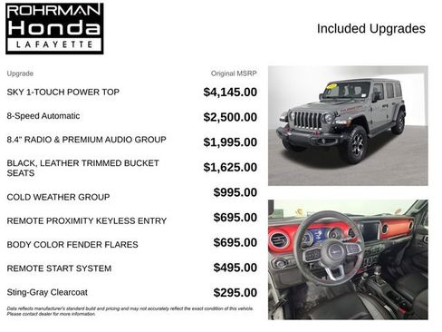 Used 2021 Jeep Wrangler Unlimited Rubicon AWD/4WD image 4