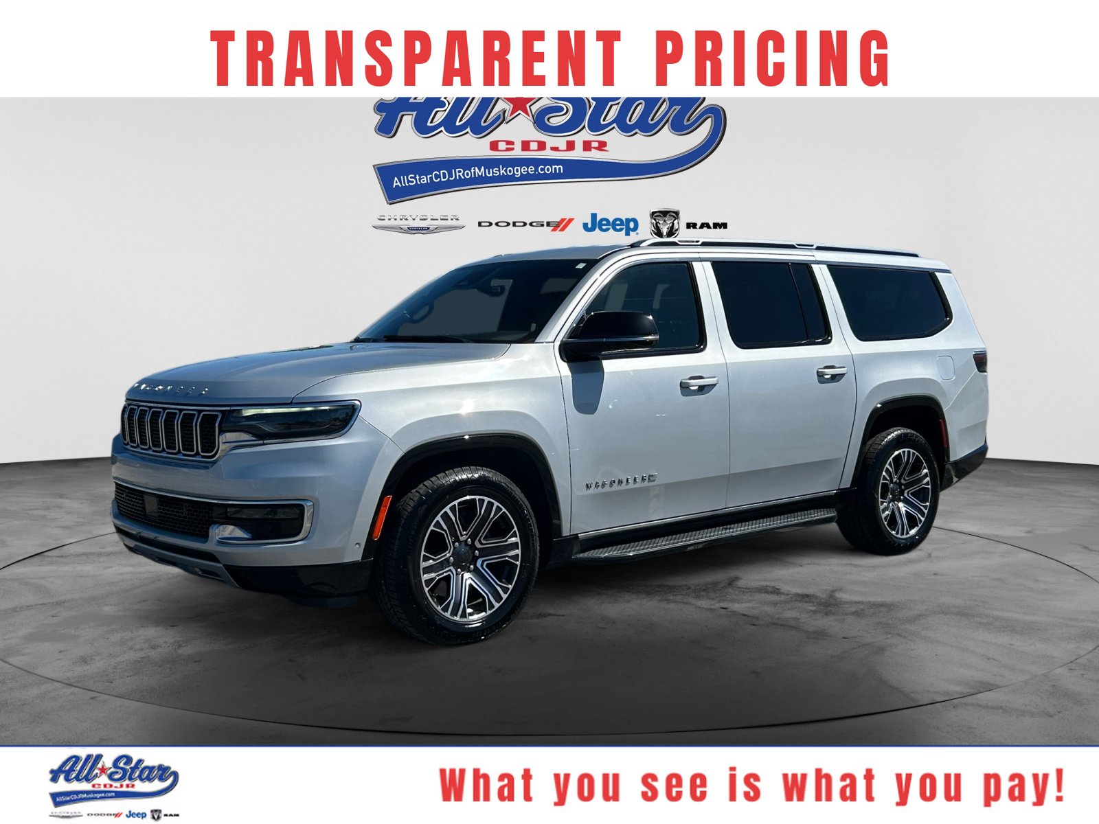 Used 2024 Jeep Wagoneer L Series II w/ Flexible Seating Group RWD image 1