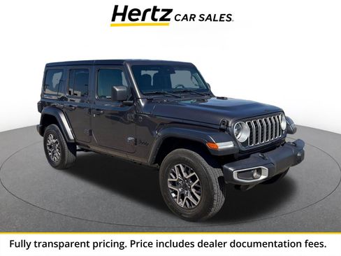 Used 2025 Jeep Wrangler Unlimited Sahara AWD/4WD image 1