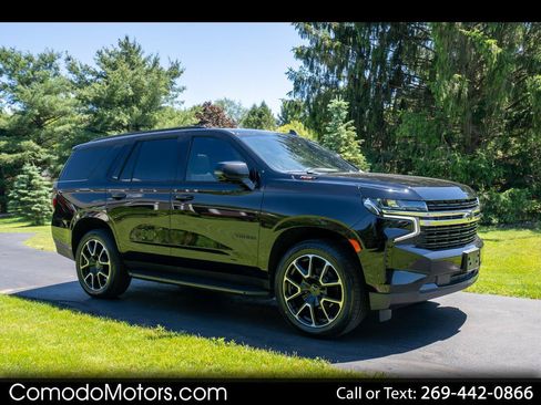Used 2021 Chevrolet Tahoe RST w/ Luxury Package AWD/4WD image 1