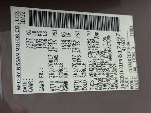 Certified 2023 Nissan Frontier Pro-X image 32