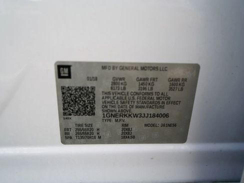 Used 2018 Chevrolet Traverse Premier w/ Driver Confidence II Package image 10