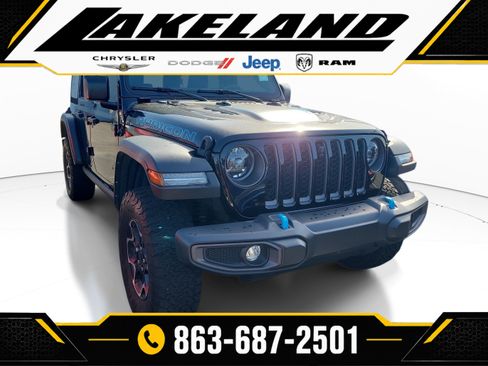 Used 2023 Jeep Wrangler Unlimited Rubicon 4xe AWD/4WD image 1