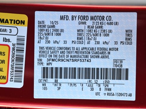 New 2025 Ford Bronco Sport Outer Banks image 53