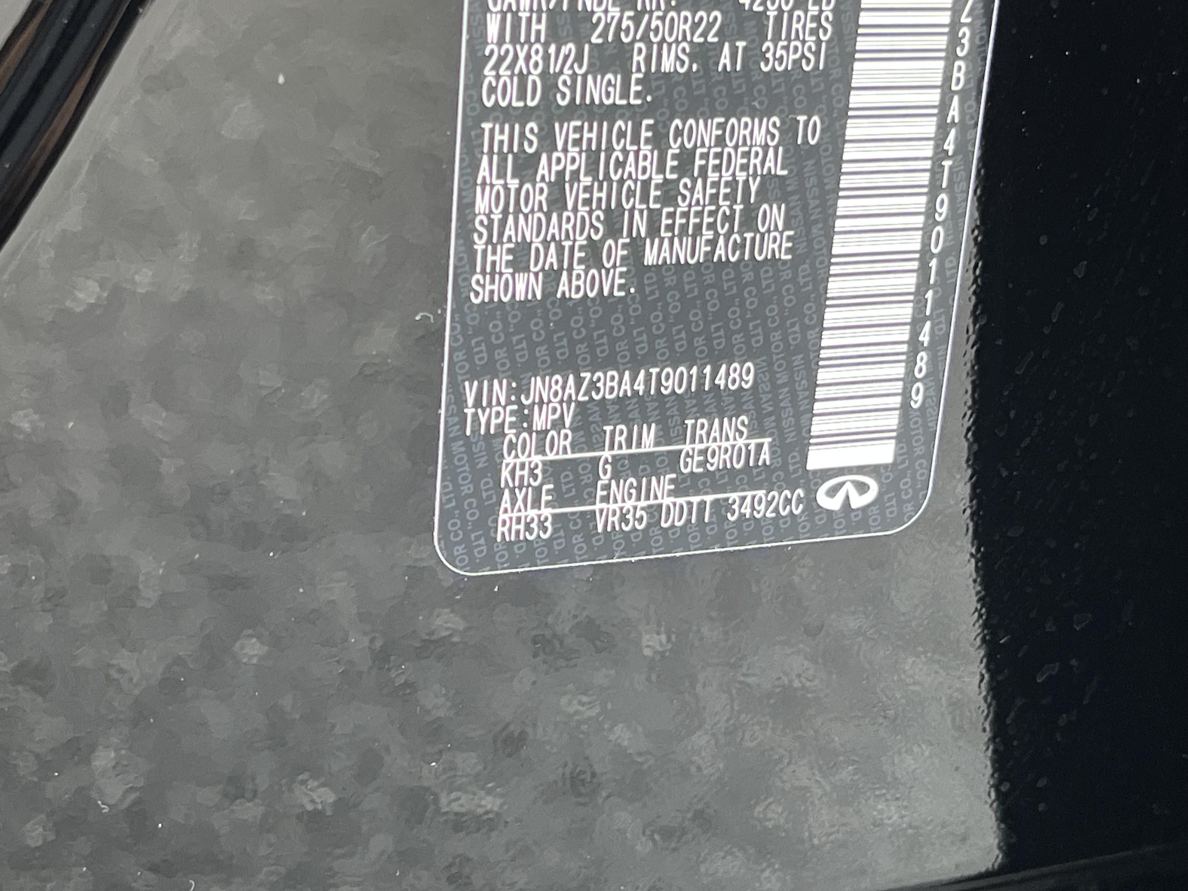 New 2026 INFINITI QX80 Luxe w/ Cargo Package RWD image 26