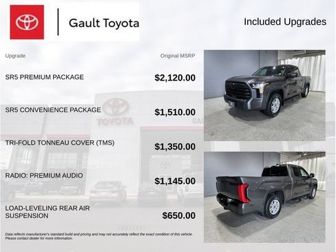Certified 2023 Toyota Tundra SR5 w/ SR5 Premium Package AWD/4WD image 4
