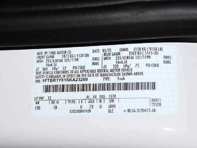 Used 2025 Ford Transit 250 Low Roof w/ Exterior Upgrade Package RWD image 34