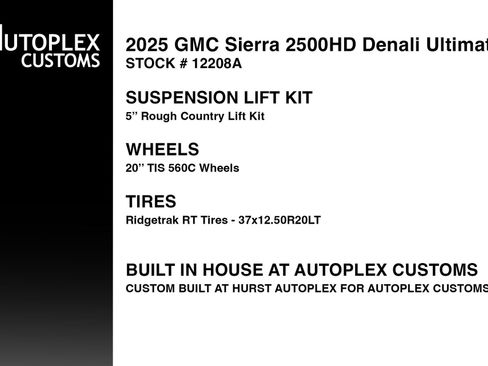 Used 2025 GMC Sierra 2500 Denali Ultimate w/ Max Trailering Package AWD/4WD image 2