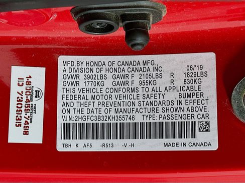 Used 2019 Honda Civic EX image 12