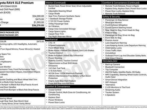 Used 2025 Toyota RAV4 XLE Premium FWD image 38