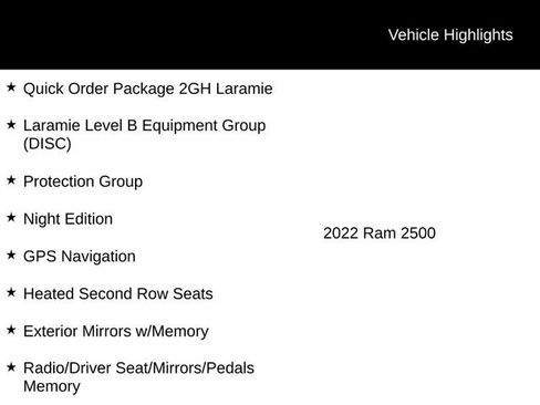 Used 2022 RAM 2500 Laramie AWD/4WD image 12