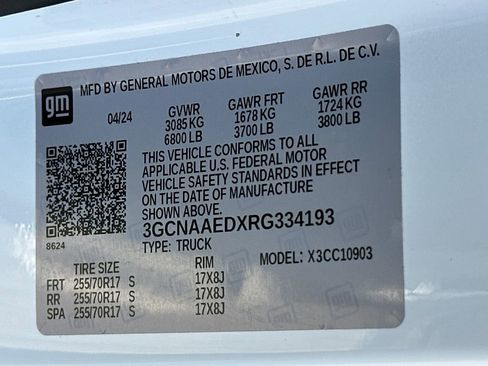 Used 2024 Chevrolet Silverado 1500 W/T w/ WT Fleet Convenience Package image 21