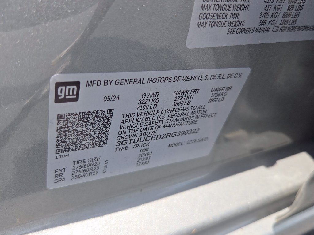 Used 2024 GMC Sierra 1500 Elevation w/ X31 Off-Road Package AWD/4WD image 6