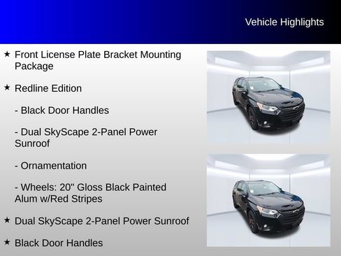 Used 2021 Chevrolet Traverse Premier w/ Redline Edition AWD/4WD image 12