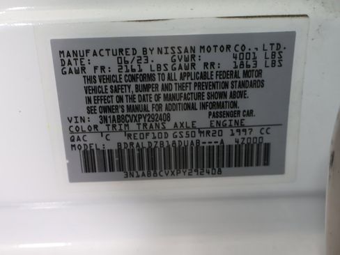 Used 2023 Nissan Sentra SV w/ SV Premium Package image 48