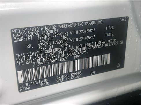 Used 2021 Toyota RAV4 XLE w/ Convenience Package image 37