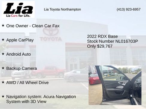 Used 2022 Acura RDX AWD w/ Technology Package image 7