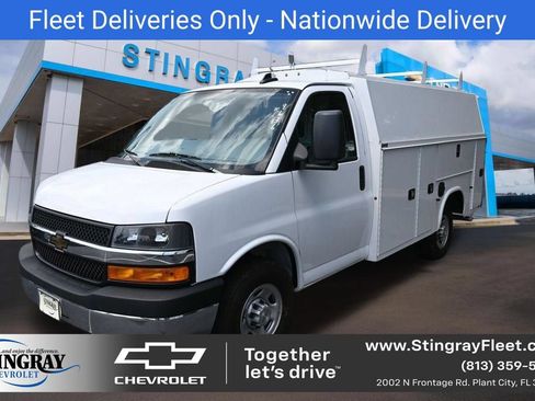 New 2025 Chevrolet Express 3500 w/ Power Convenience Package RWD image 1