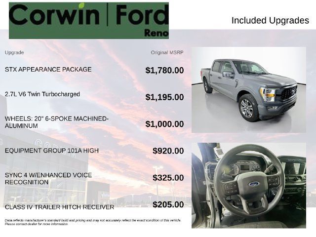 Certified 2021 Ford F150 XL w/ STX Appearance Package AWD/4WD image 3