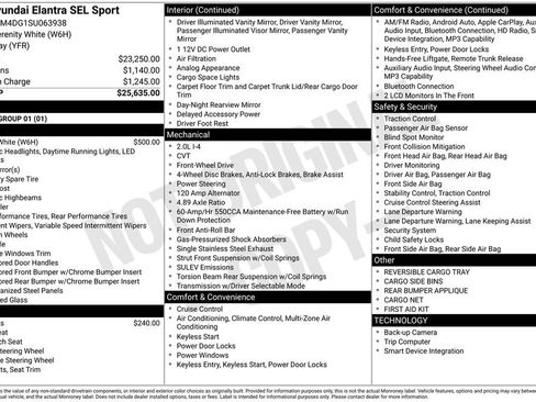 New 2025 Hyundai Elantra Sport image 6