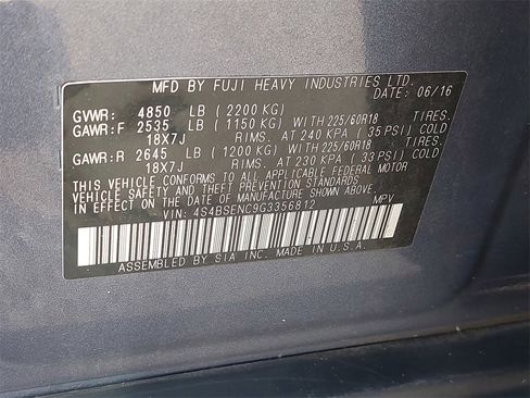 Used 2016 Subaru Outback 3.6R Limited image 32