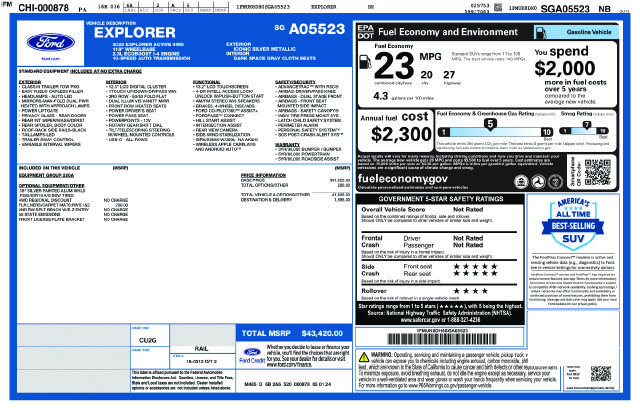 Used 2025 Ford Explorer Active AWD/4WD image 32