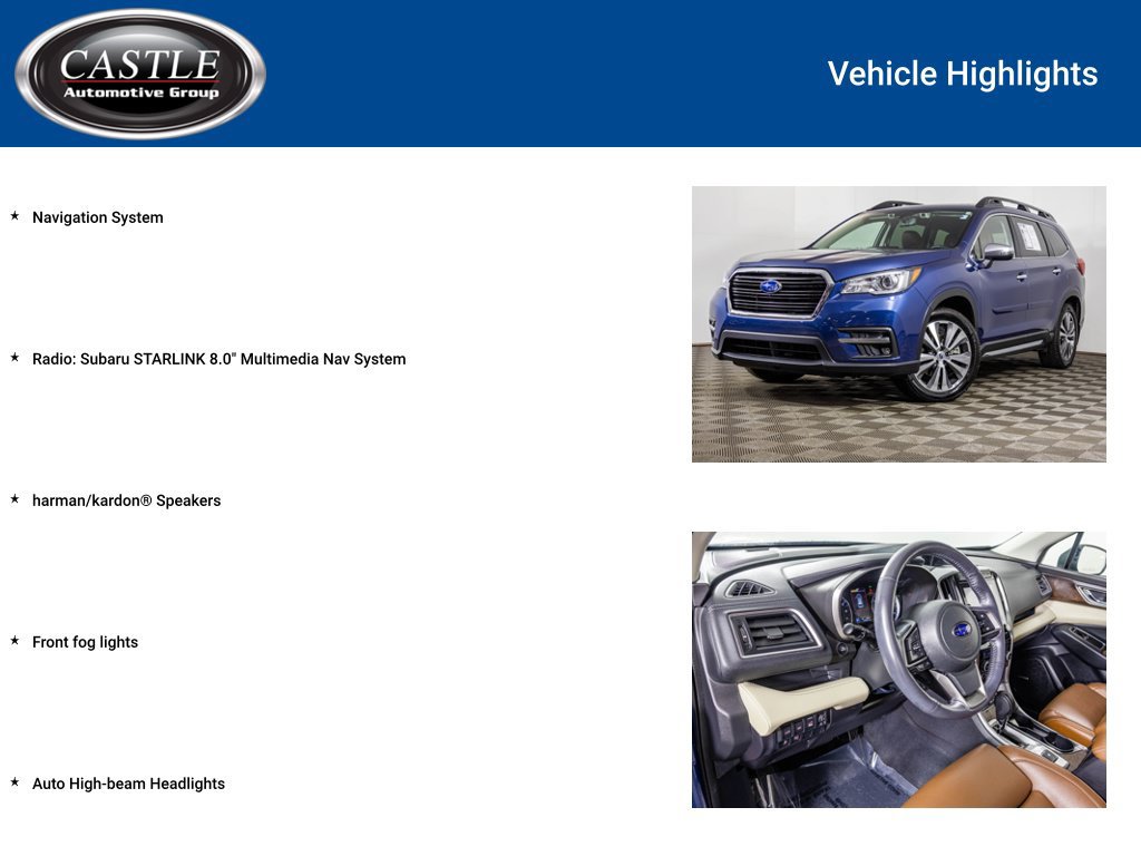 Used 2021 Subaru Ascent Touring w/ Popular Package #2A AWD/4WD image 8