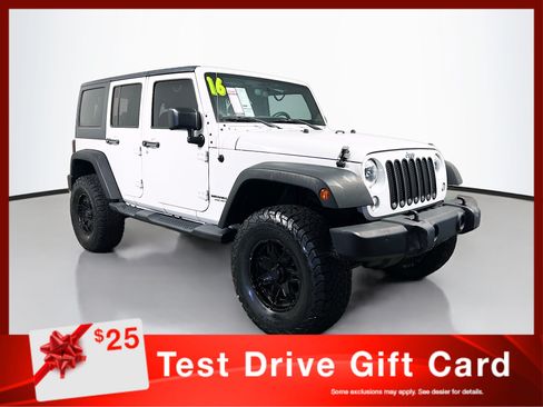 Used 2016 Jeep Wrangler Unlimited Sport w/ Connectivity Group AWD/4WD image 1