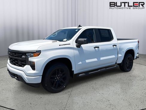 New 2026 Chevrolet Silverado 1500 Custom w/ Turbomax Blackout Package RWD image 2