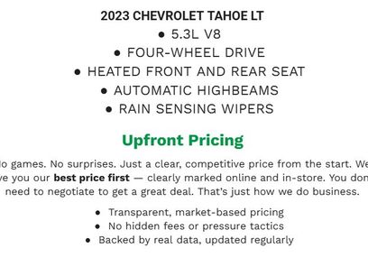 Used 2023 Chevrolet Tahoe LT w/ Luxury Package
