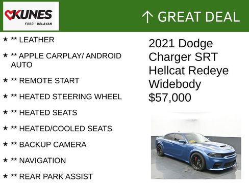 Used 2021 Dodge Charger SRT Hellcat image 2