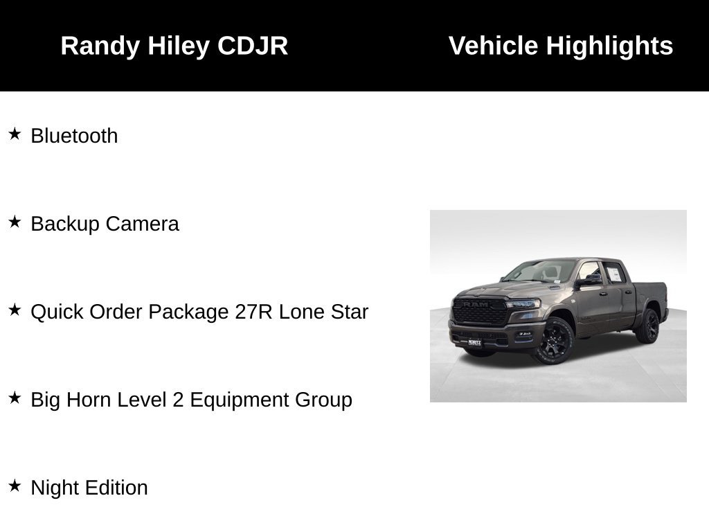New 2026 RAM 1500 Lone Star AWD/4WD image 5